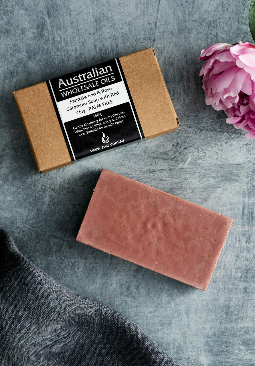 Artisan Herbal Sandalwood & Rose Soap